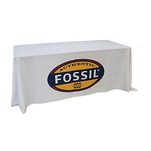 Draped tablecloth cover